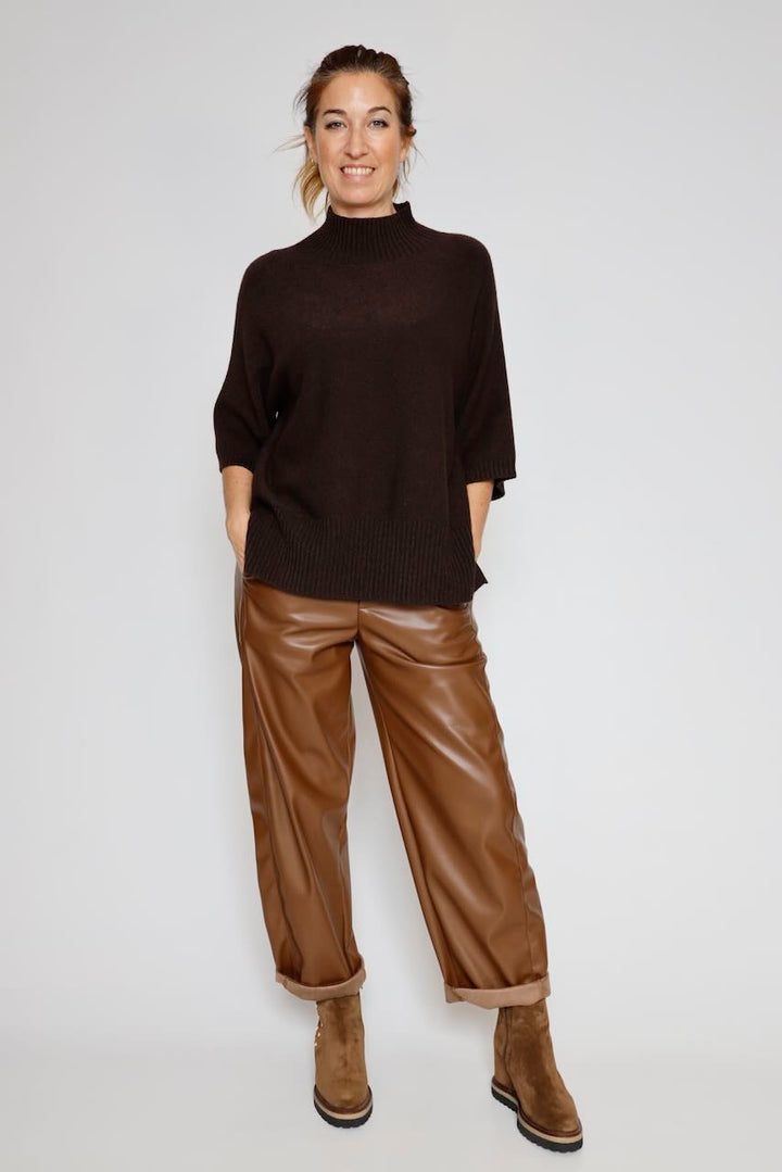 JERSEY MARRON M3025867-MARRON