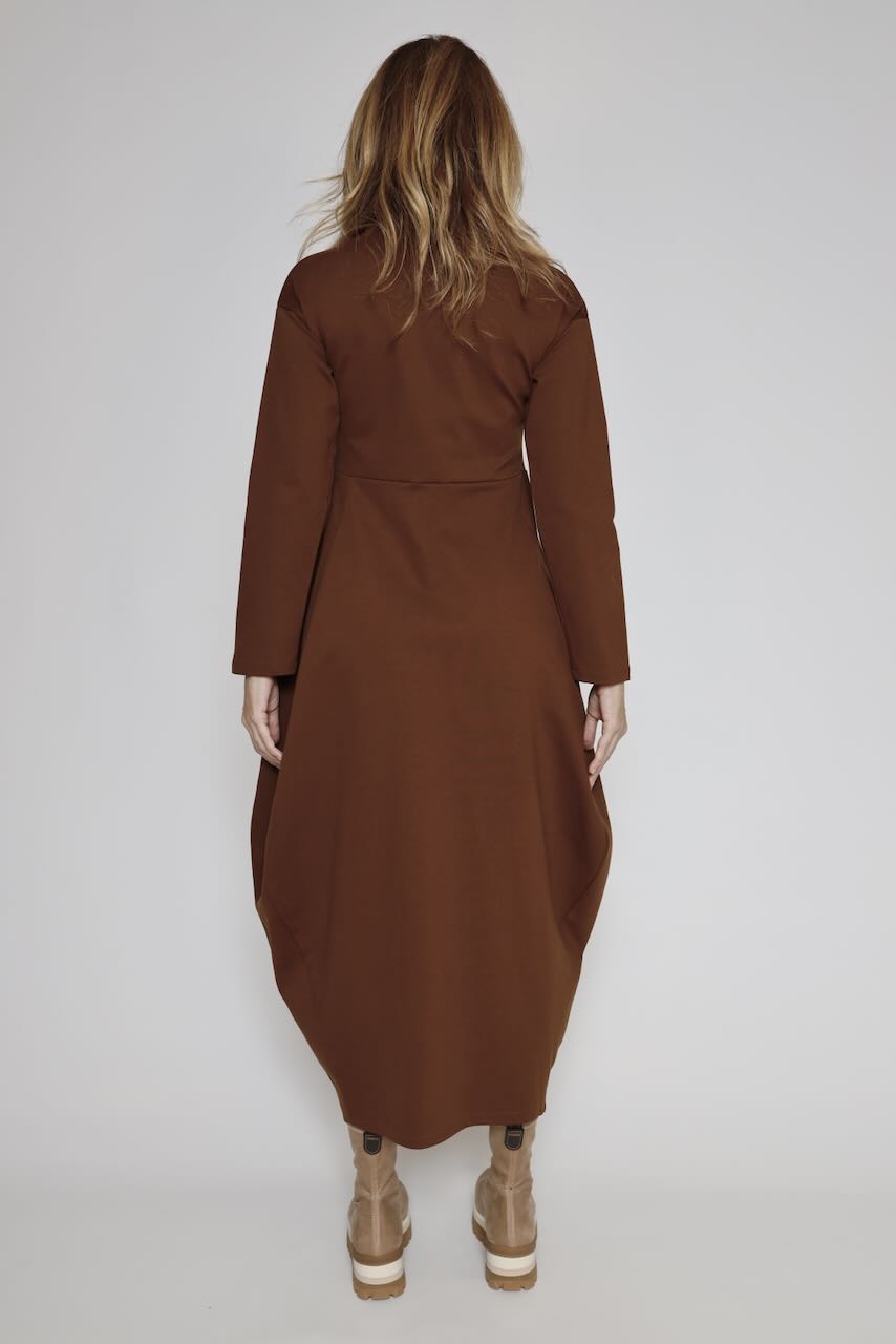 VESTIDO A25AP701-CARAMELO