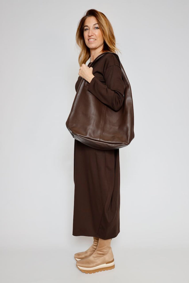 VESTIDO A25AP701-MARRON