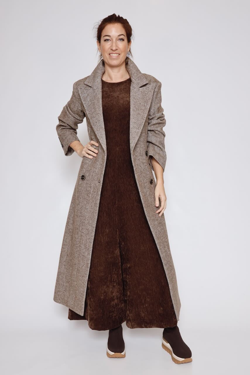 BUZO A25FL702-MARRON