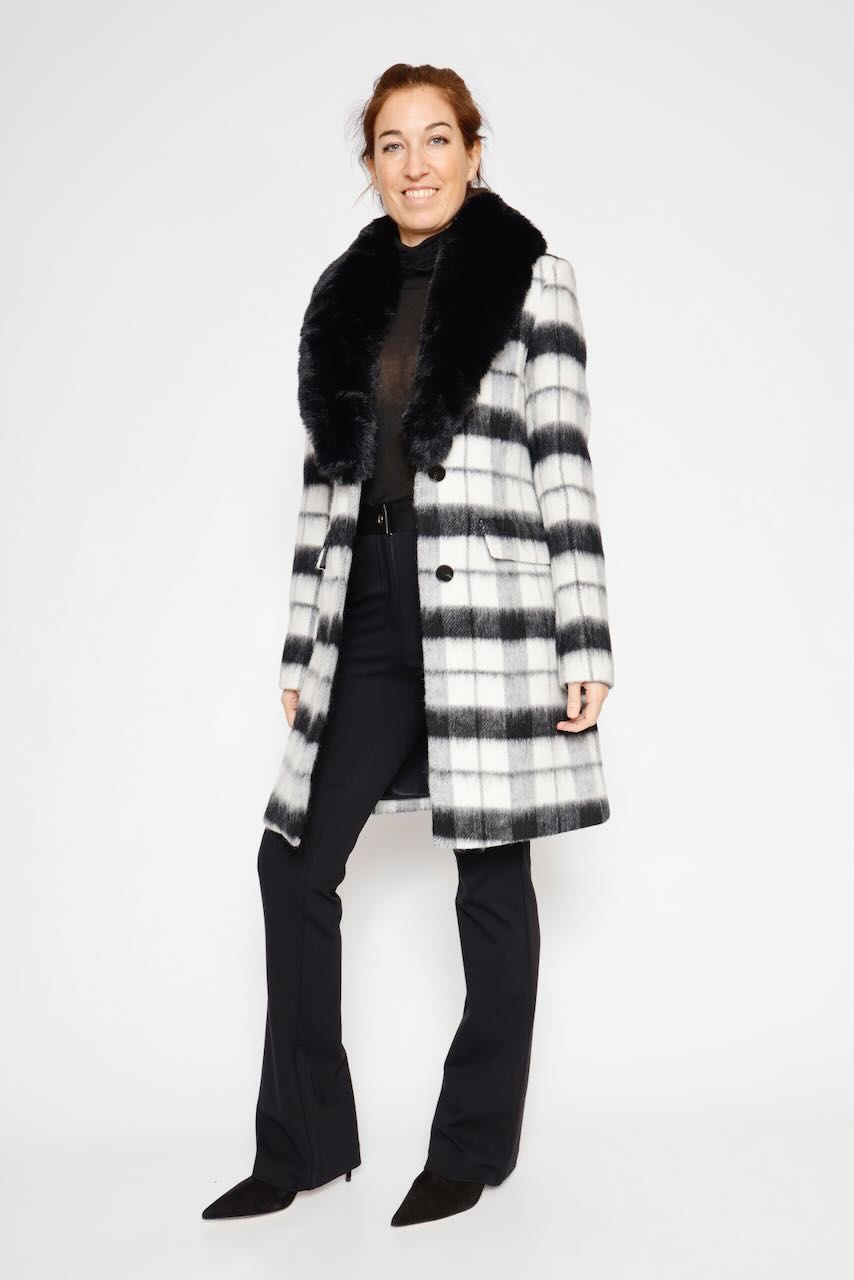 ABRIGO WC1016W80695-NEGRO/BLANCO