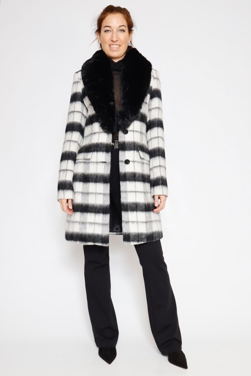 ABRIGO WC1016W80695-NEGRO/BLANCO