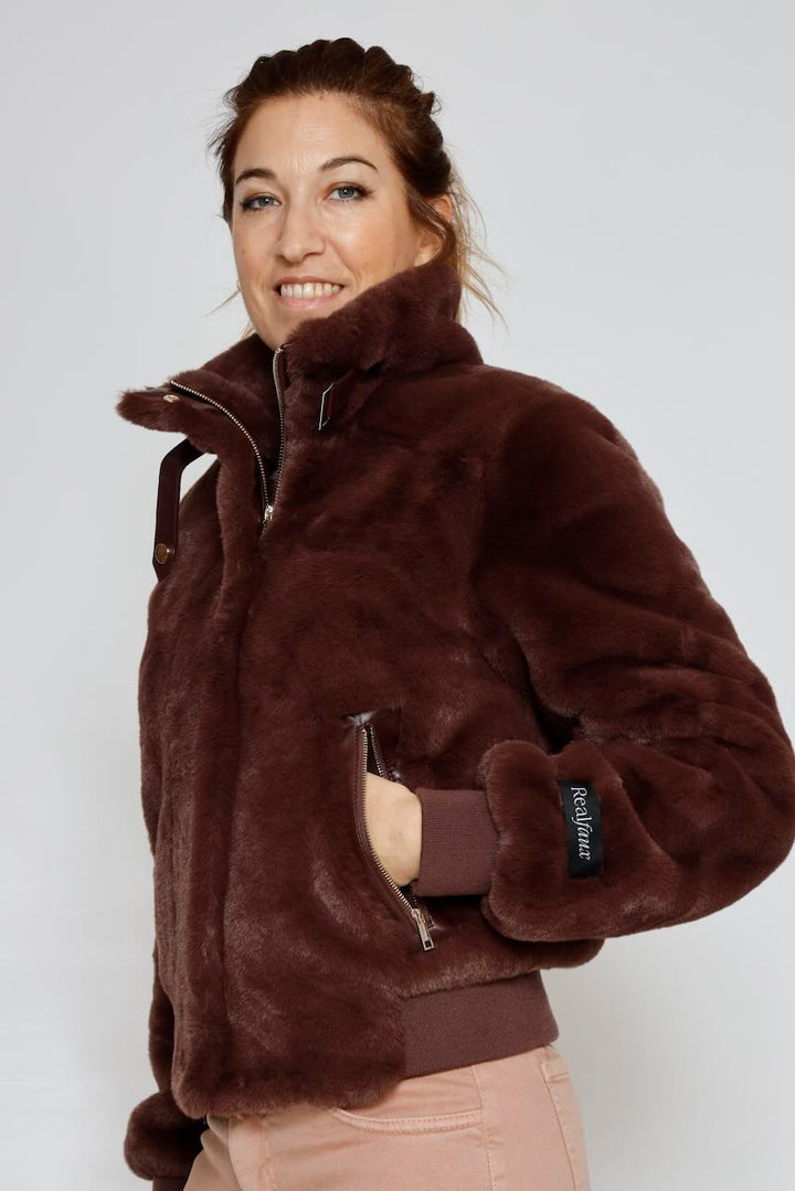 CHAQUETA AMBRA.7002511-BURDEOS