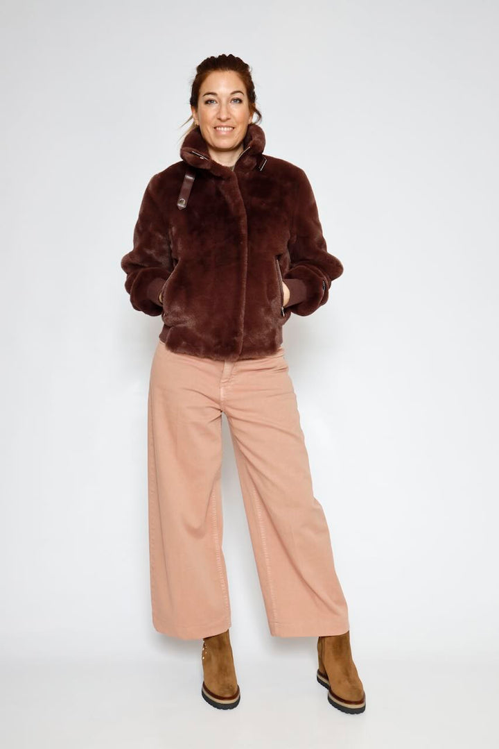 CHAQUETA AMBRA.7002511-BURDEOS