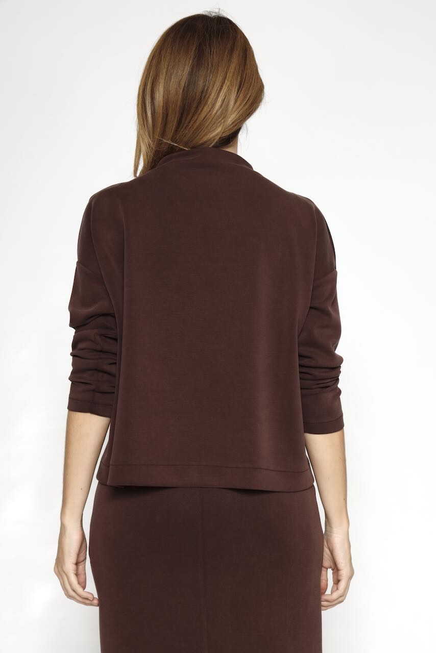 SUDADERA BY09160-MARRON