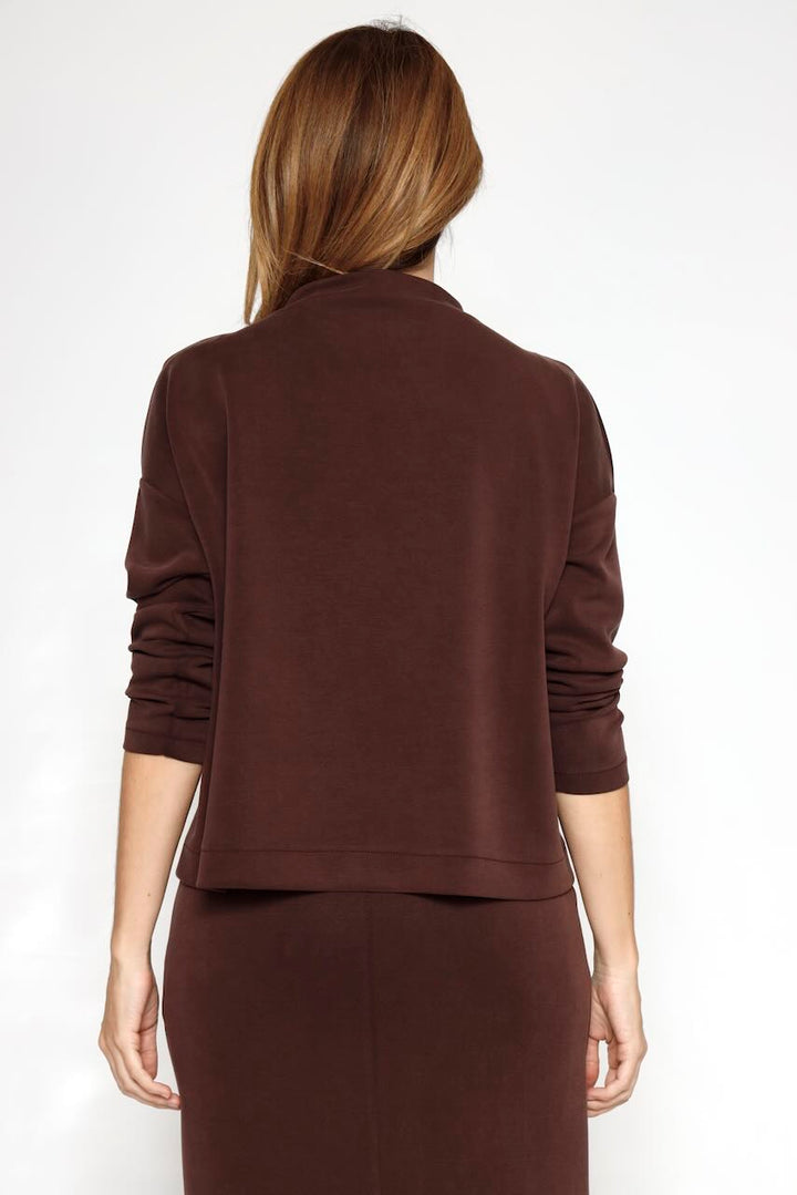 SUDADERA BY09160-MARRON