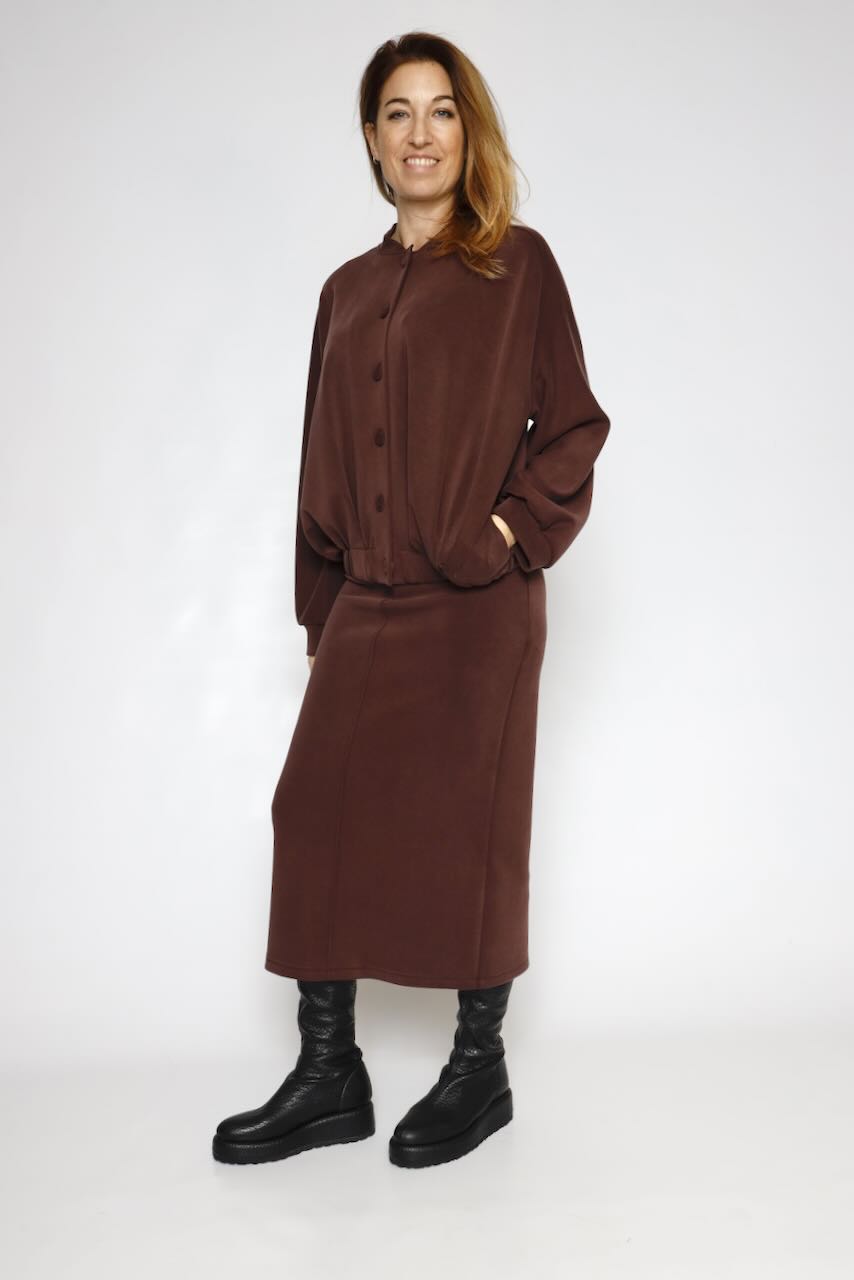 SUDADERA BY09160-MARRON