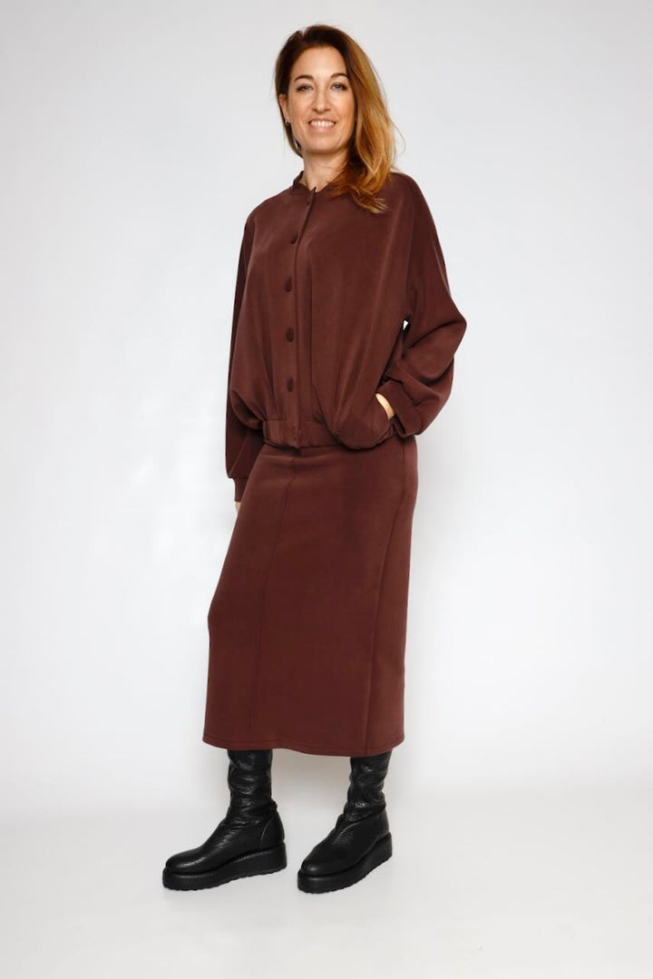 SUDADERA BY09160-MARRON