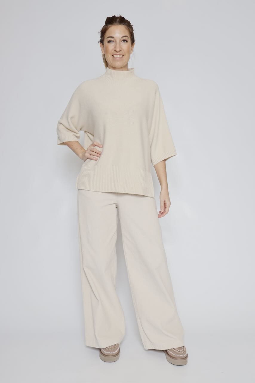 JERSEY BEIG M3025867-BEIGE