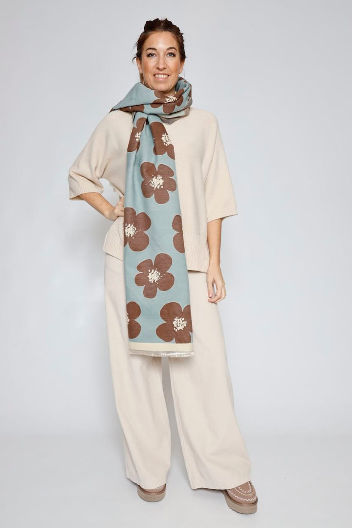 BUFANDA 9437RE-CELESTE