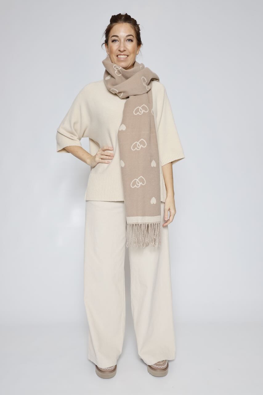 BUFANDA YF6683-BEIGE