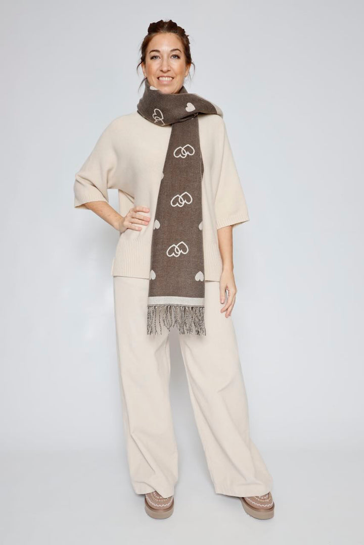 BUFANDA YF6683-MARRON