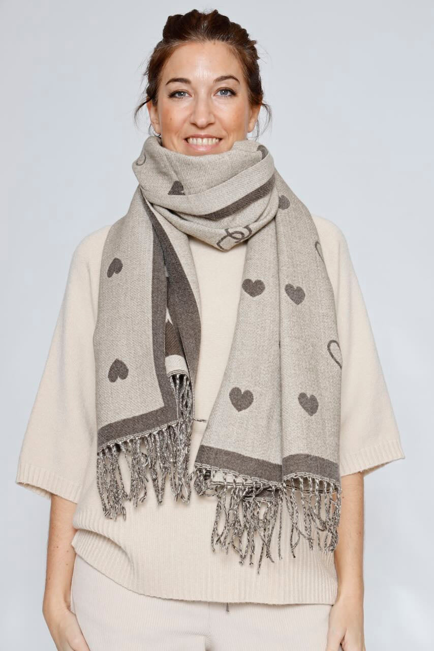 BUFANDA YF6683-MARRON