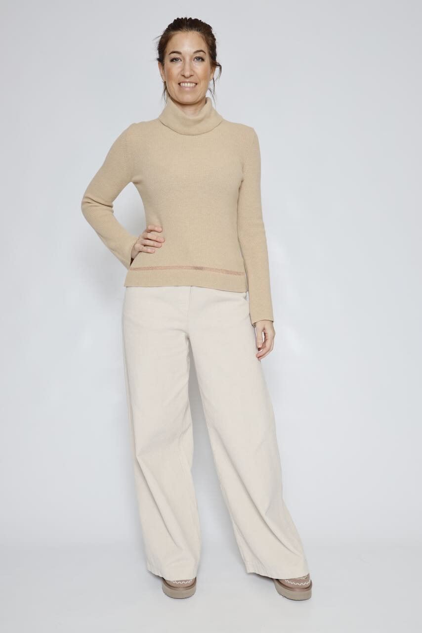 JERSEY BY09018-BEIGE