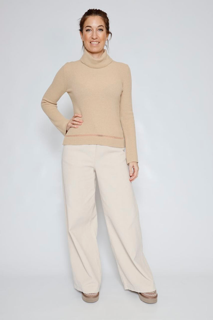 JERSEY BY09018-BEIGE