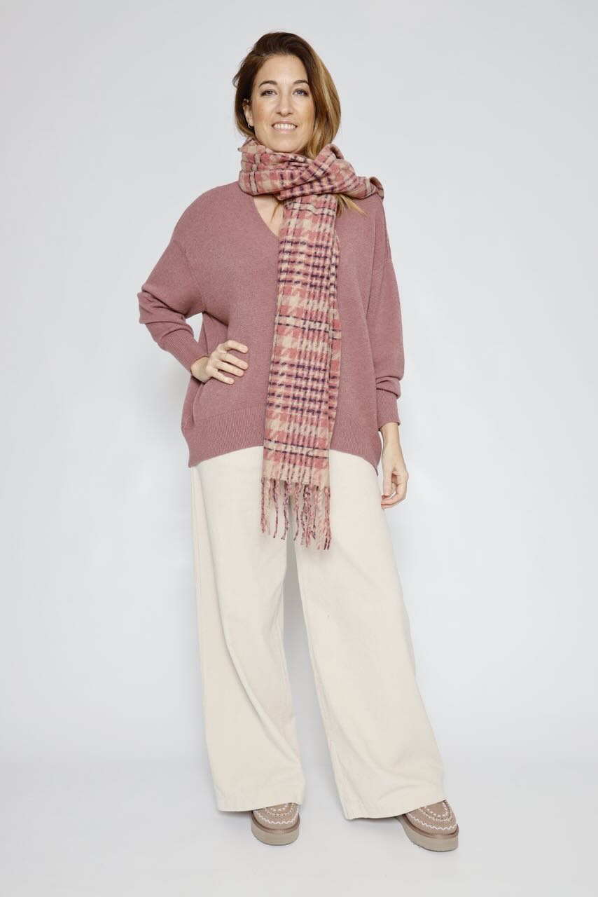 BUFANDA 9312RE-ROSA