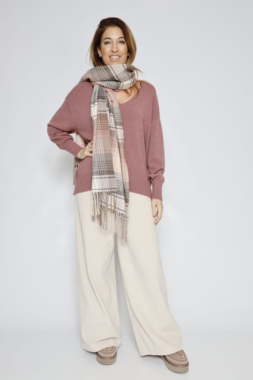 BUFANDA 9310RE-ROSA