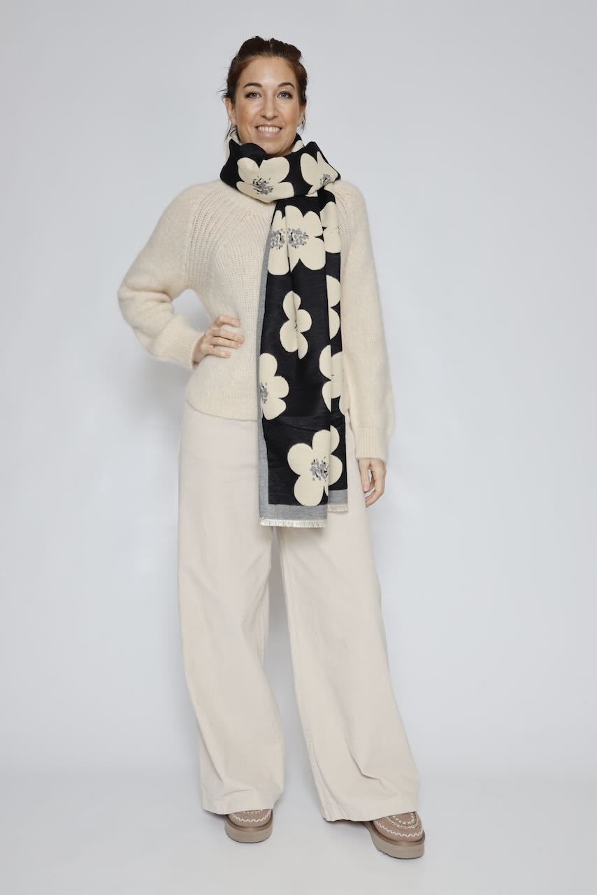 BUFANDAS 9437RE-NEGRO