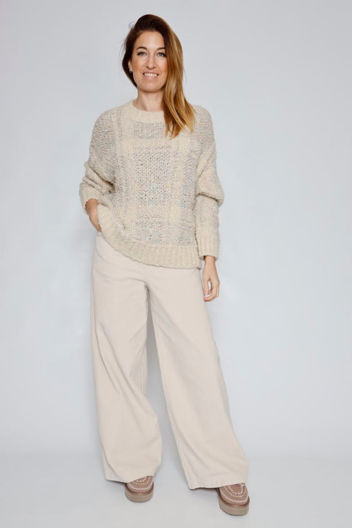 JERSEY BY09009-BEIGE