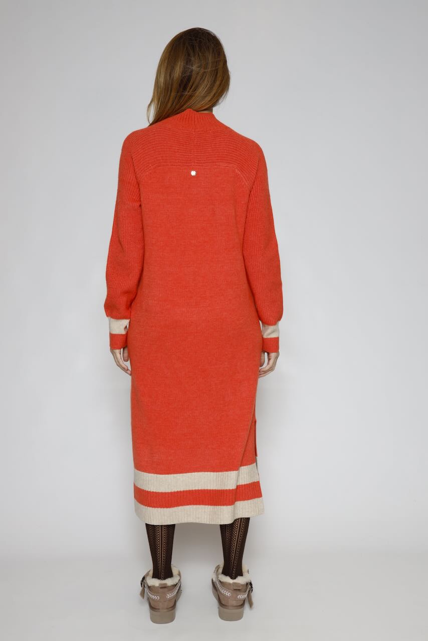 VESTIDO PUNTO LAVINIA.5002513-CORAL