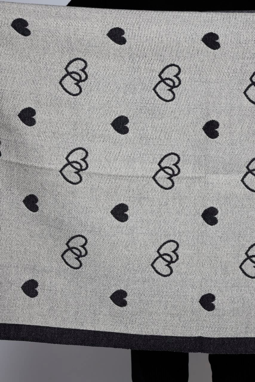 BUFANDA YF6683-NEGRO