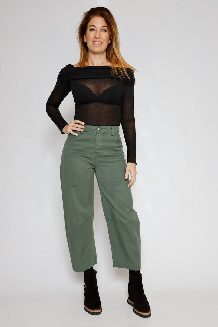PANTALON VERDE P103CQKN3N-VERDE