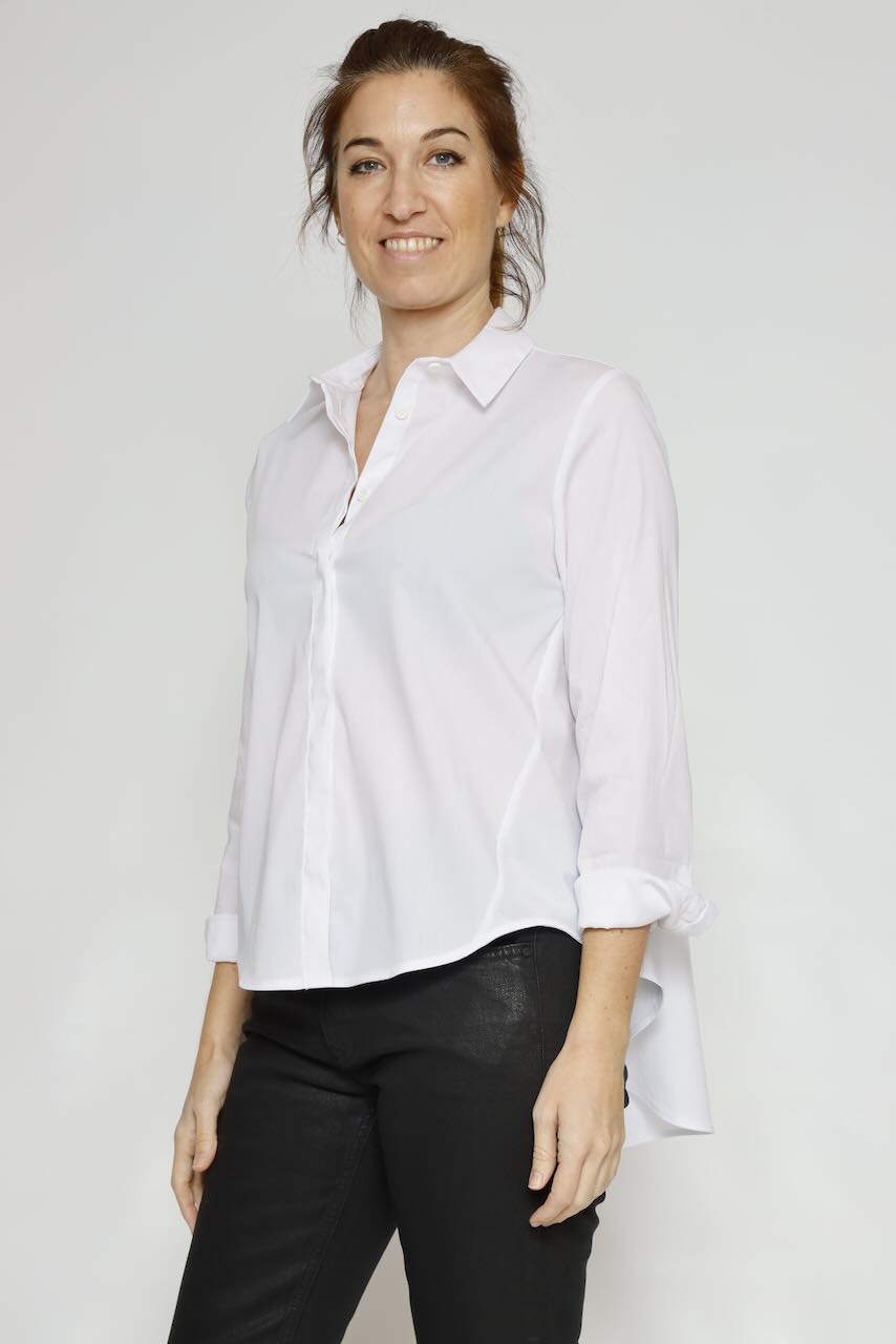 CAMISA CORTA CED4FDK-BLANCO