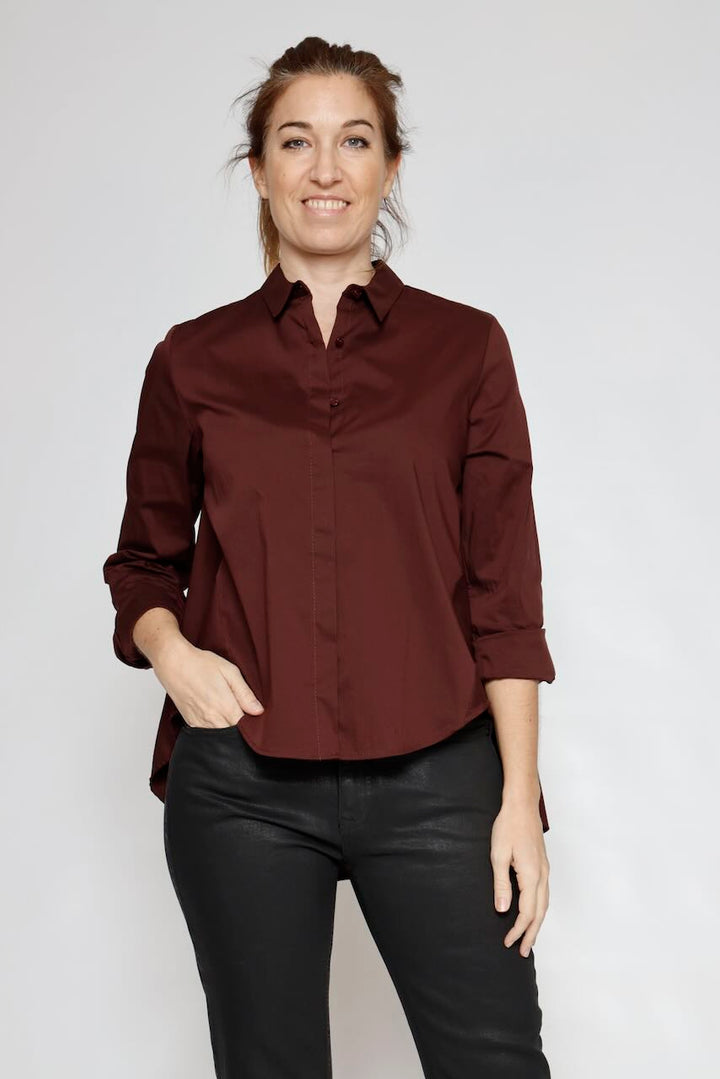 CED4IDK-BURGUNDY SHIRT