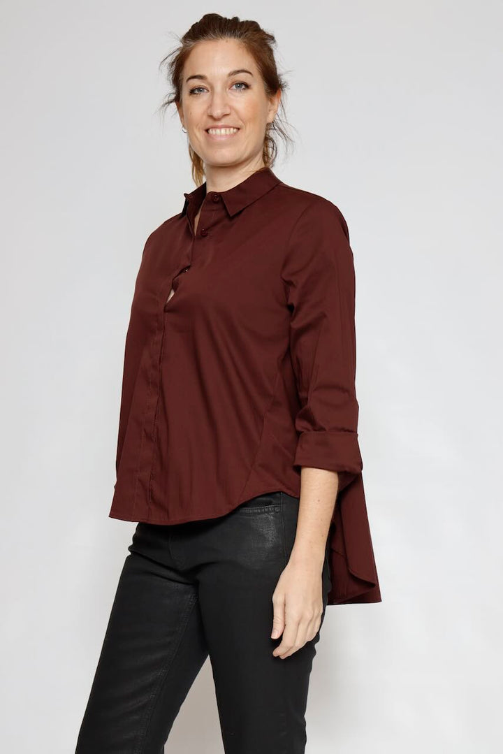 CED4IDK-BURGUNDY SHIRT