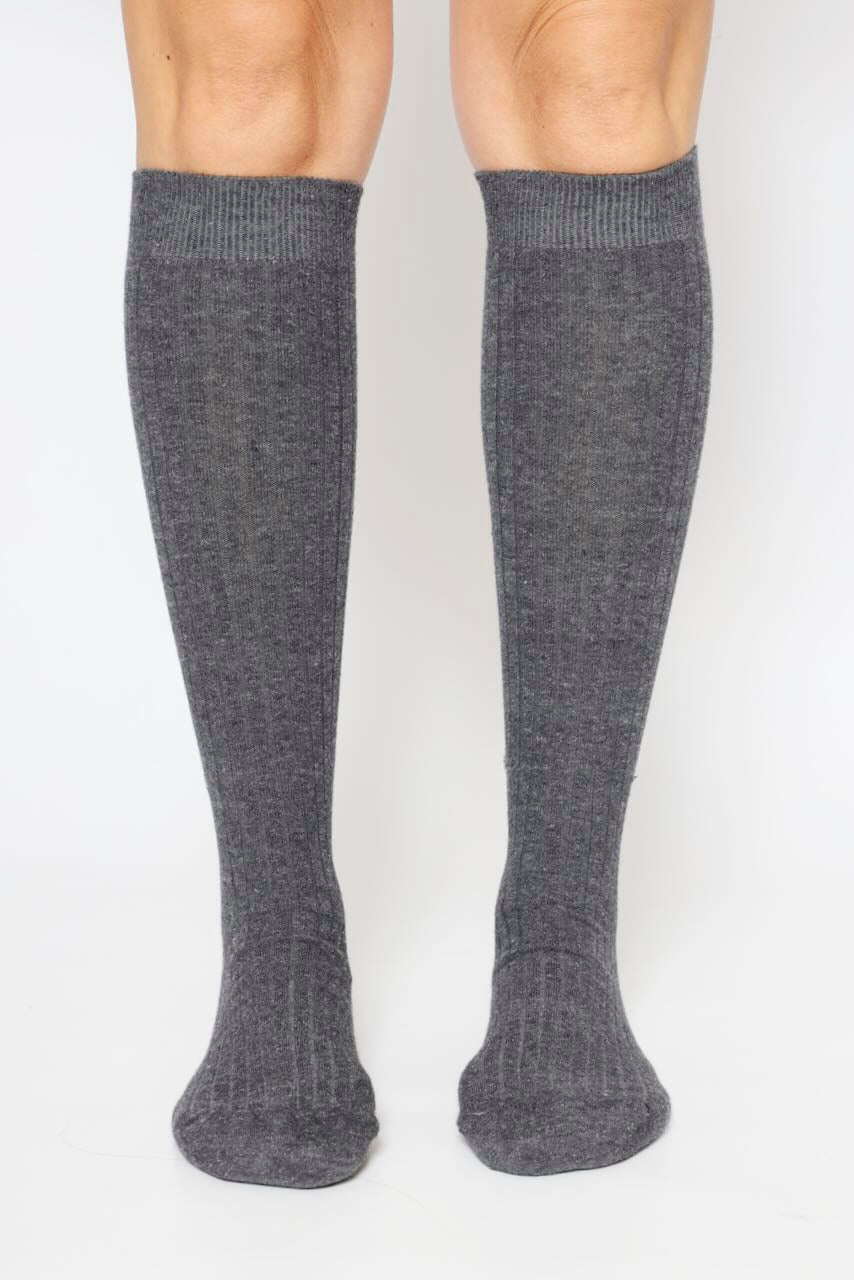 CALCETINES LARGOS LUREX BU1554-GRIS