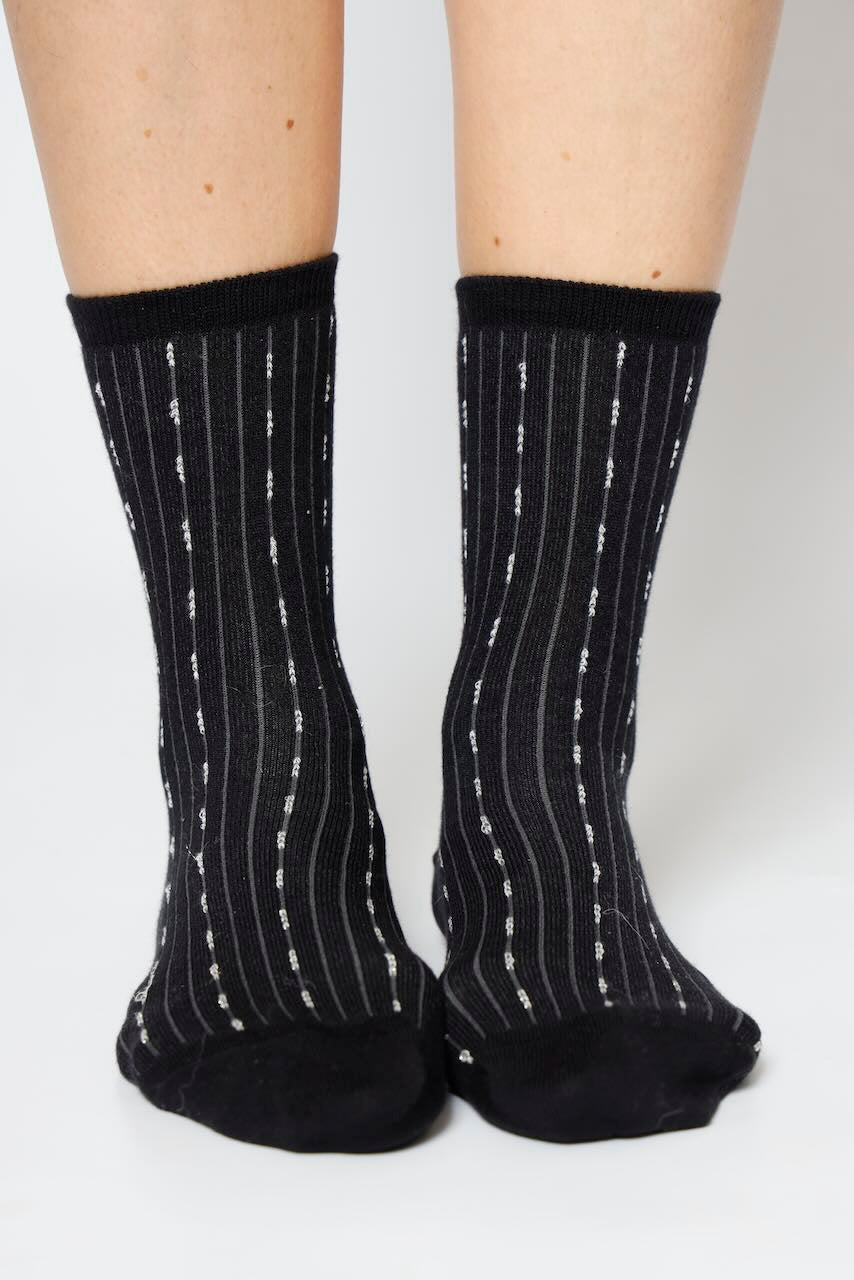 CALCETINES CORTOS BU1542-NEGRO