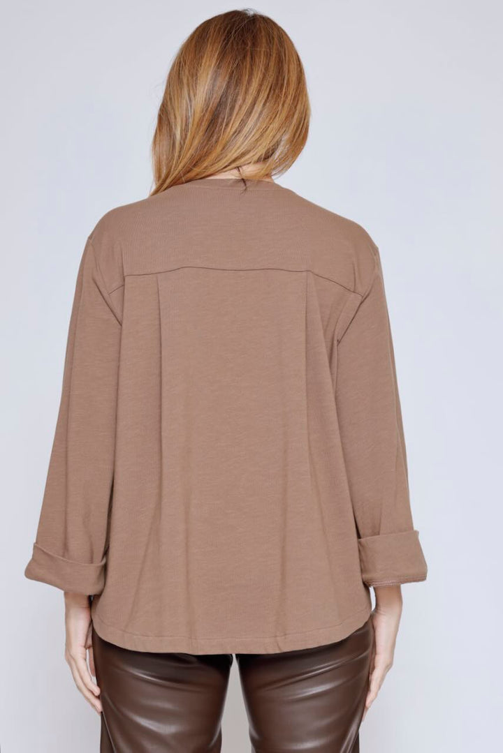 BLUSA  54-2118-MARRON