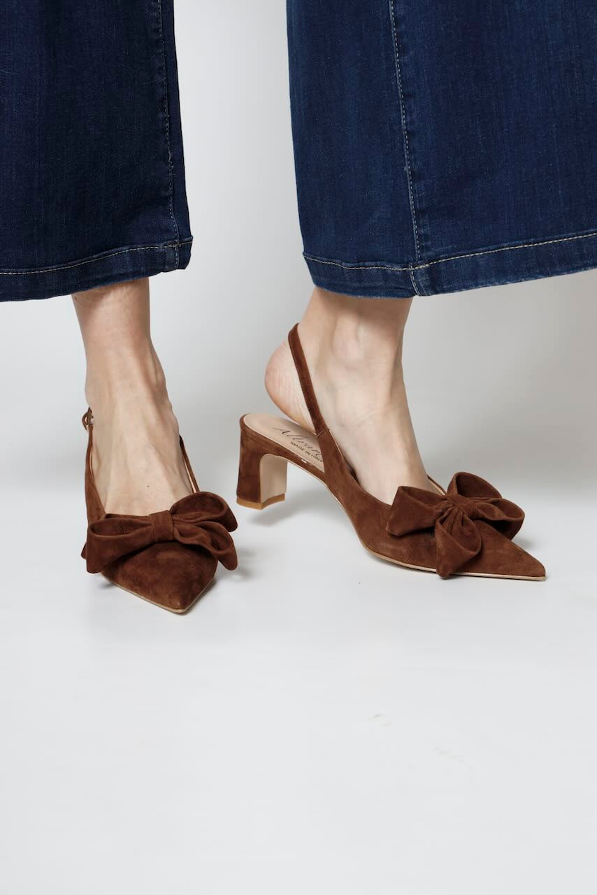 ZAPATO DESTALONADO 65621-CHOCOLATE