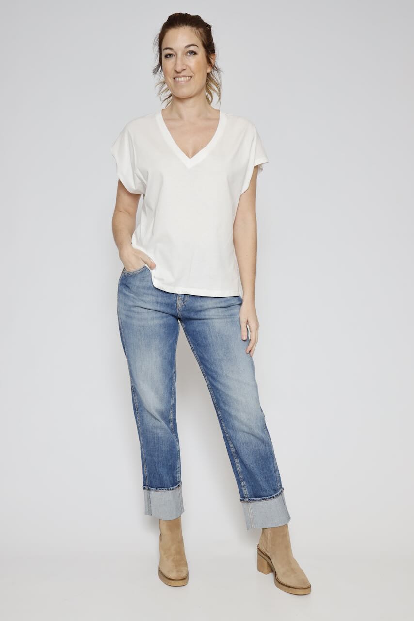 CAMISETA  SH000905-LATTE