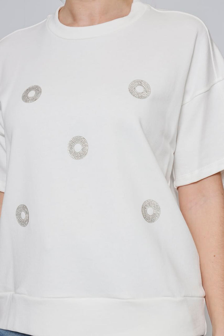 CAMISETA  P25MF415-LATTE