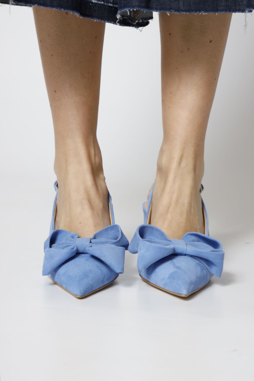 ZAPATO DESTALONADO 65621-CELESTE