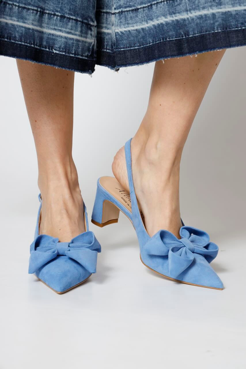 ZAPATO DESTALONADO 65621-CELESTE
