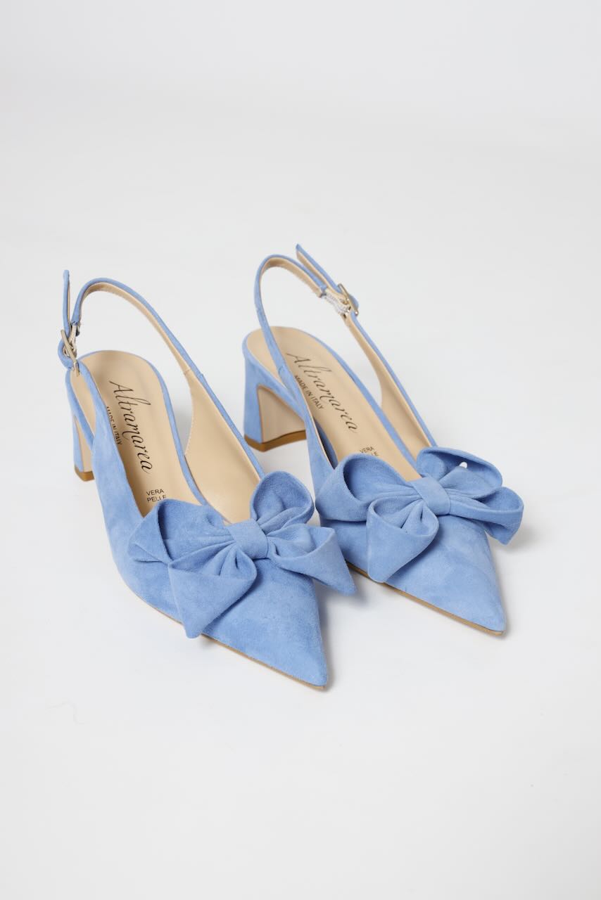 ZAPATO DESTALONADO 65621-CELESTE