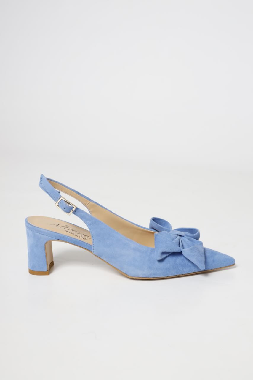 ZAPATO DESTALONADO 65621-CELESTE