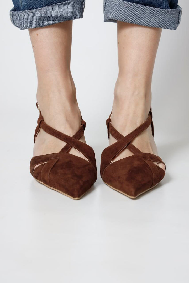 ZAPATO DESTALONADO 18840-CHOCOLATE