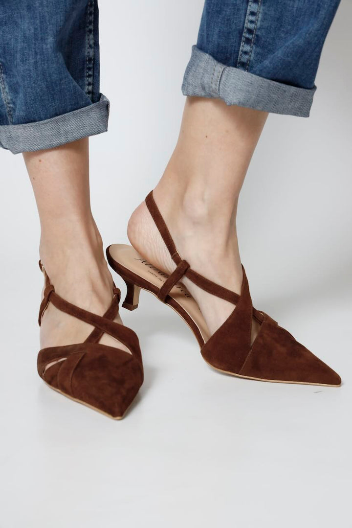 ZAPATO DESTALONADO 18840-CHOCOLATE