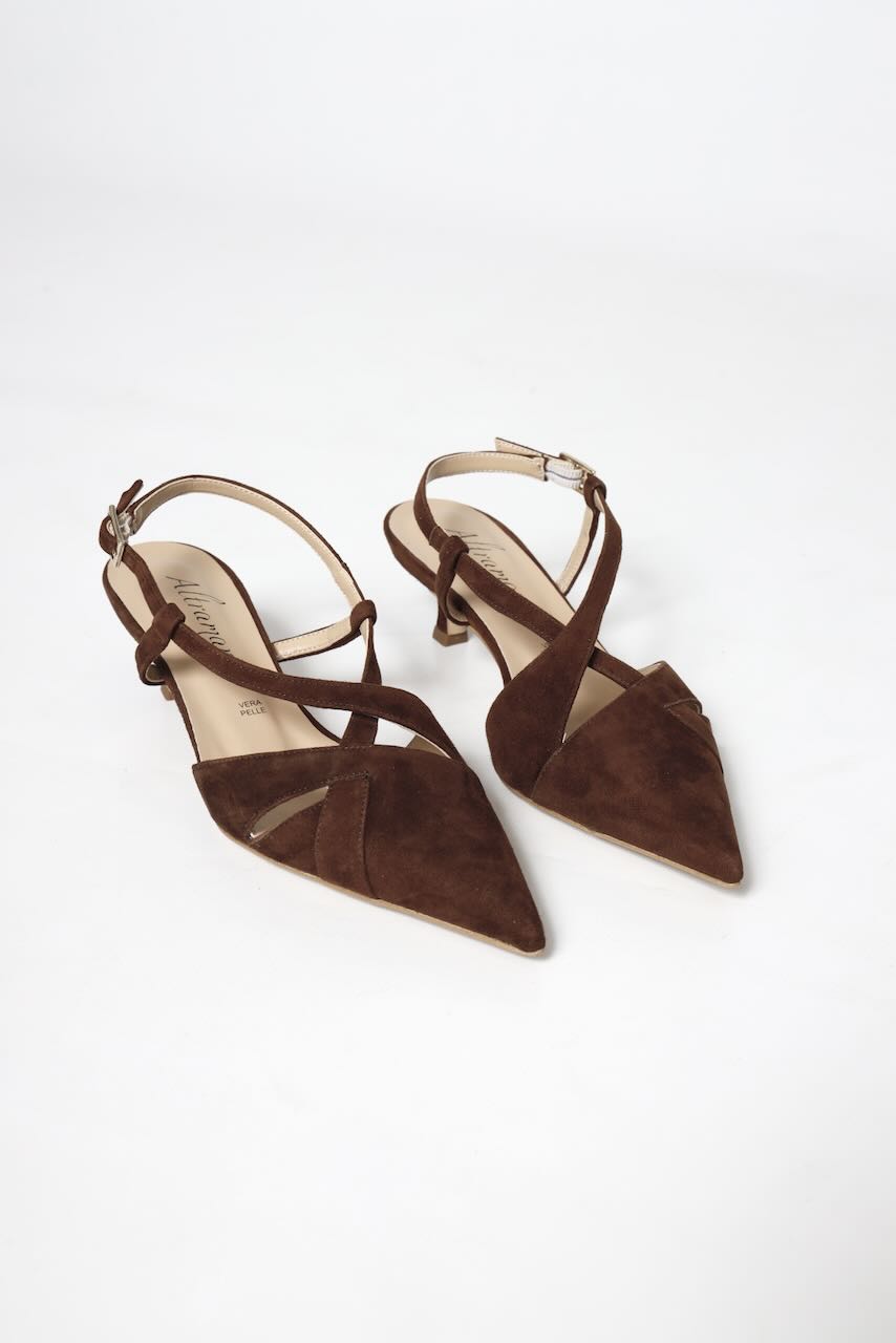 ZAPATO DESTALONADO 18840-CHOCOLATE