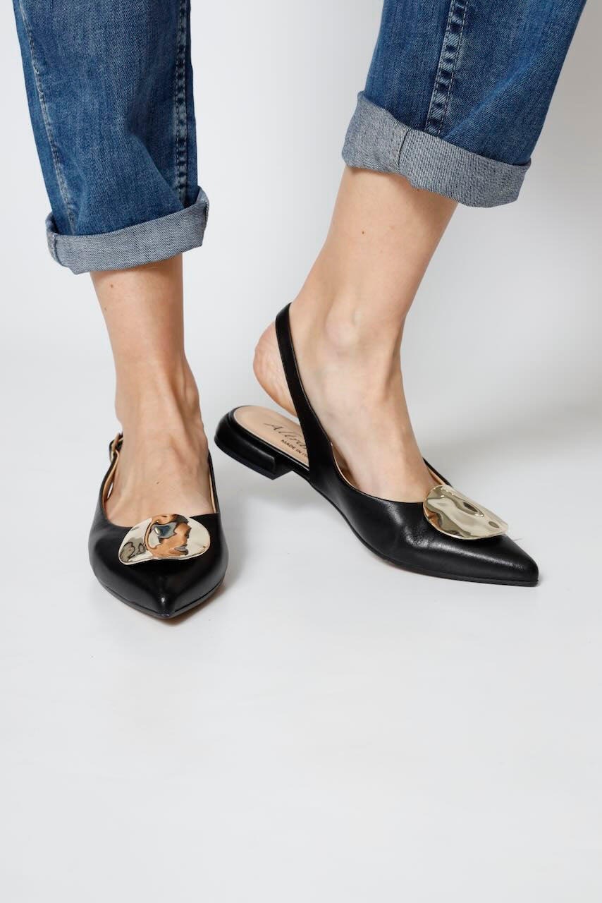 ZAPATO DESTALONADO 12250-NEGRO