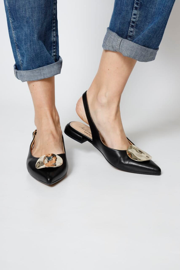 ZAPATO DESTALONADO 12250-NEGRO