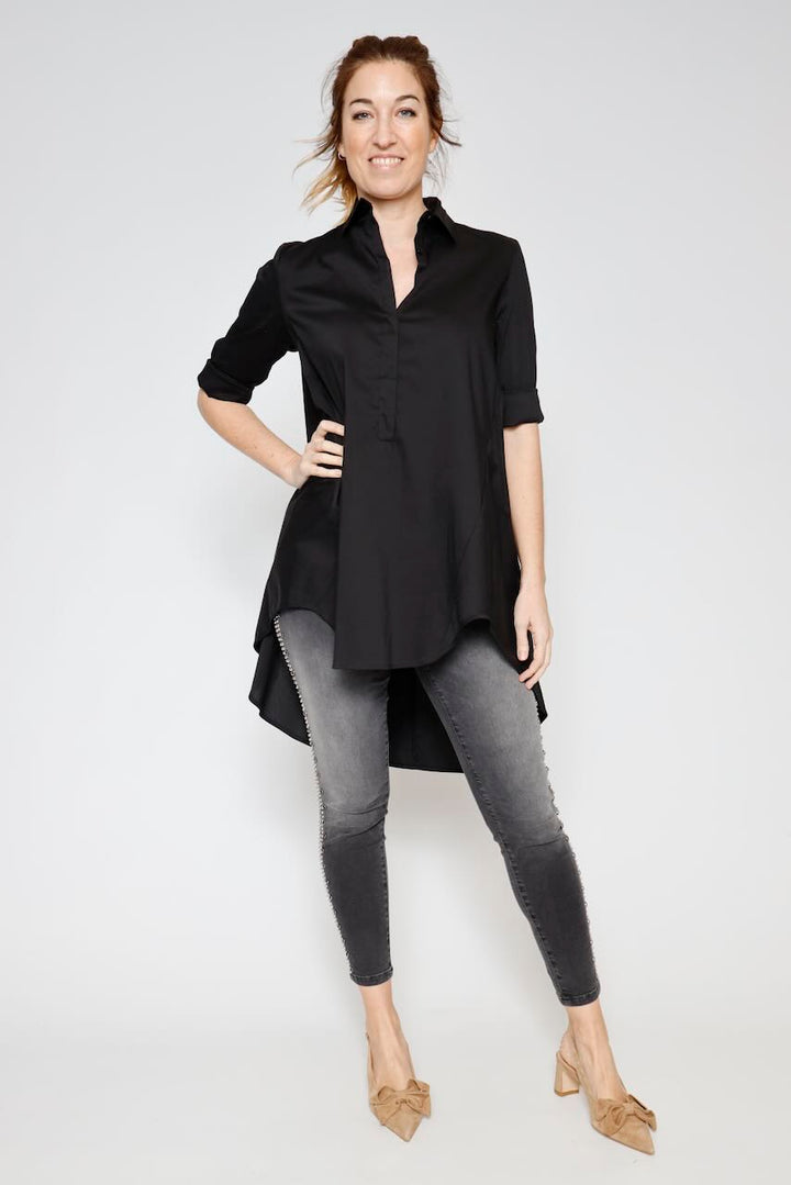 JEANS SLIM FIT SV8000D460R9-NEGRO