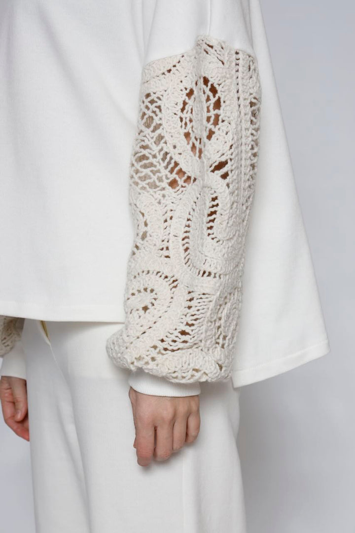 SUDADERA A25DL417-LATTE