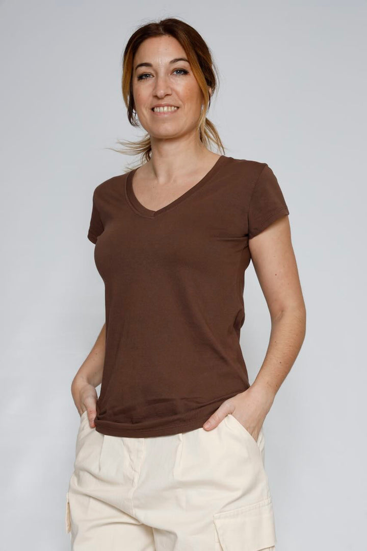 CAMISETA 2613-MARRON