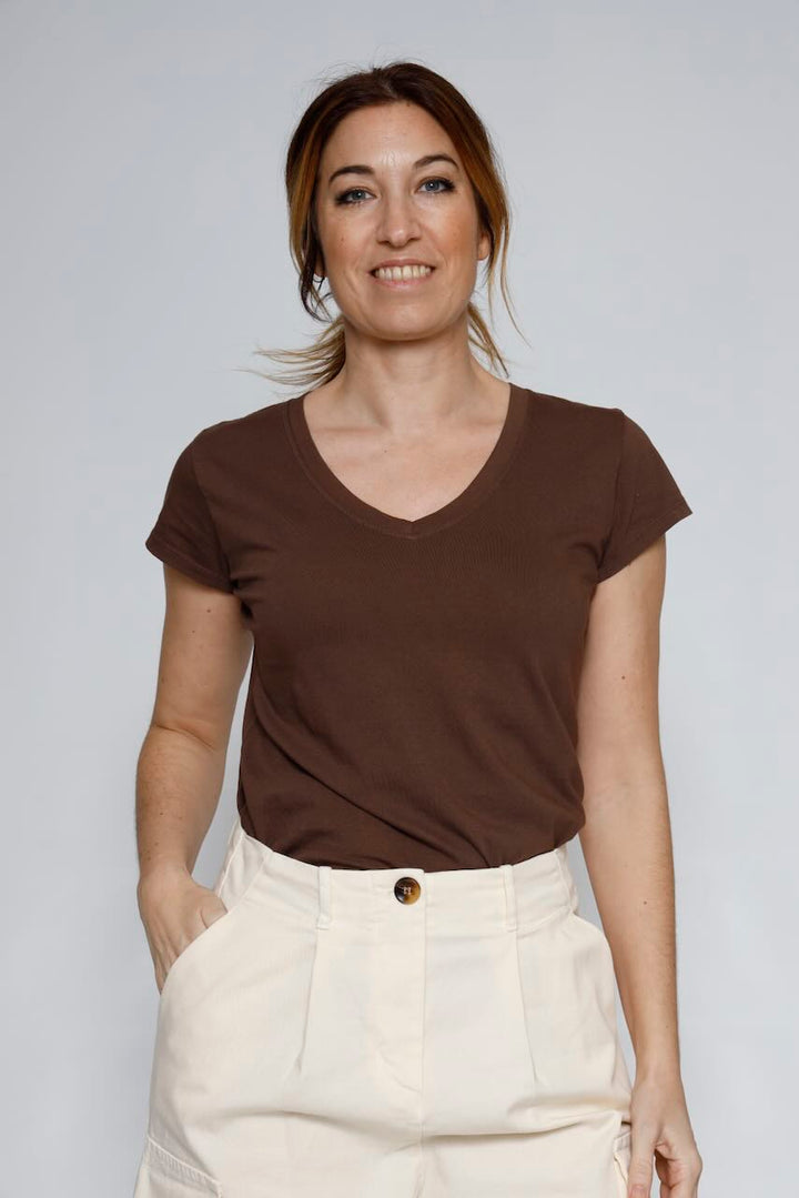 CAMISETA 2613-MARRON