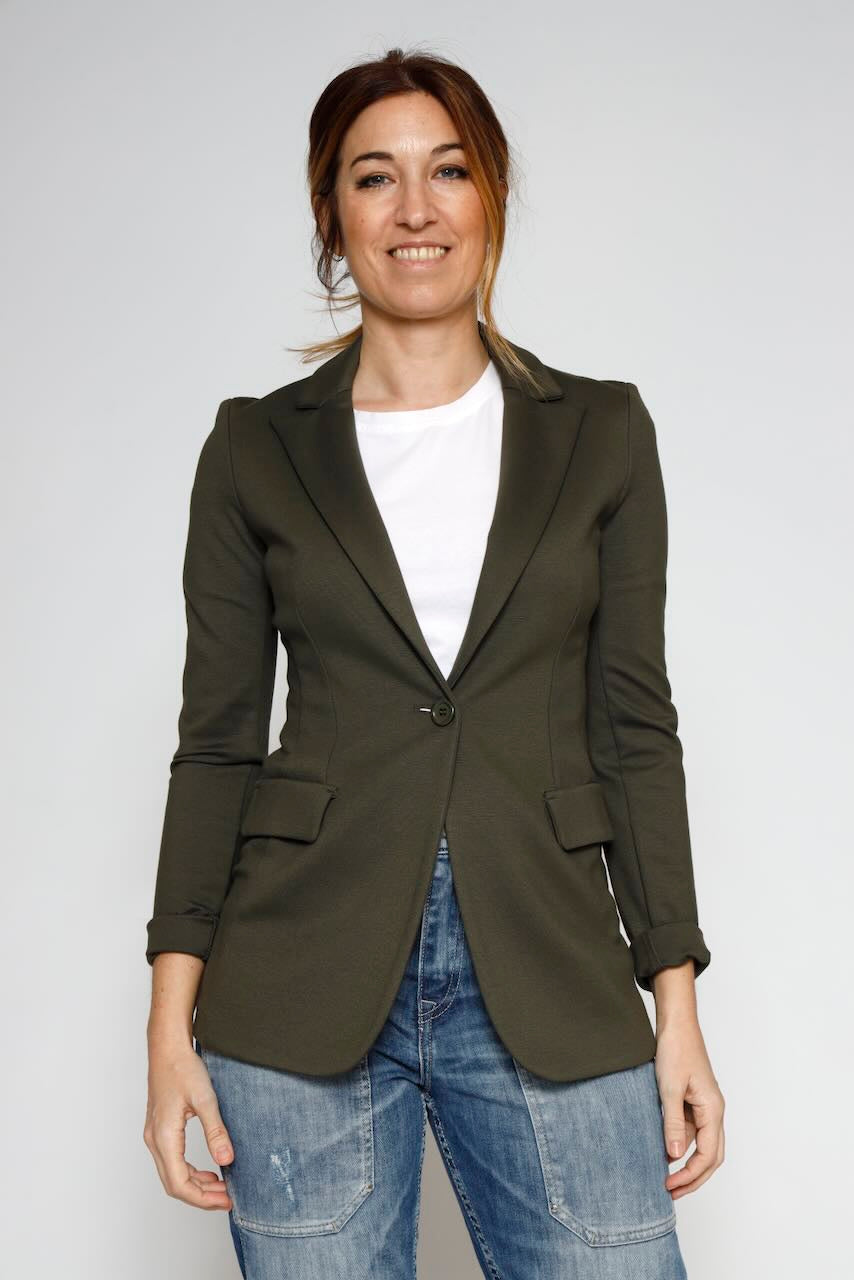 LONG BLAZER ROMA POINT JQ13FIB415-MILITARY