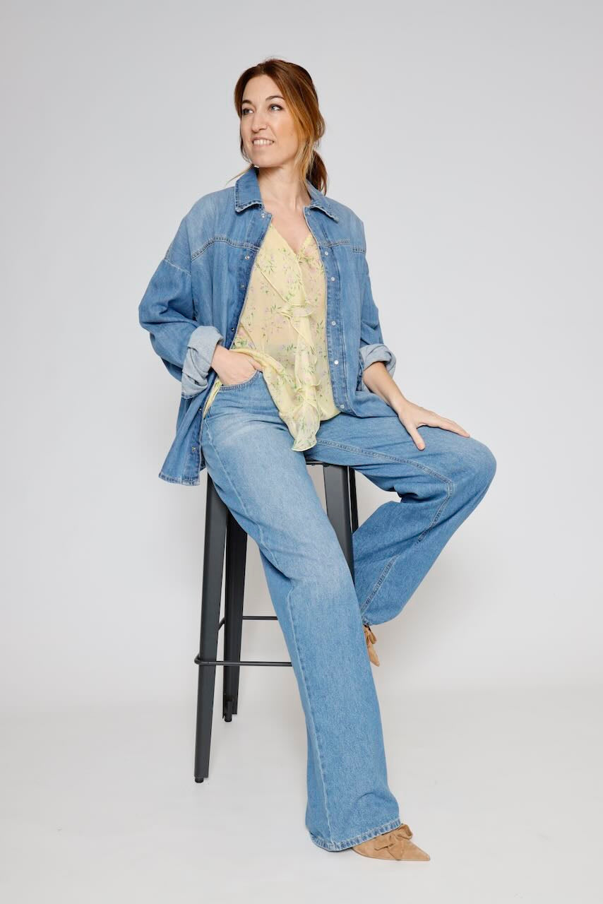 CHAQUETA BY10226-BLU DENIM